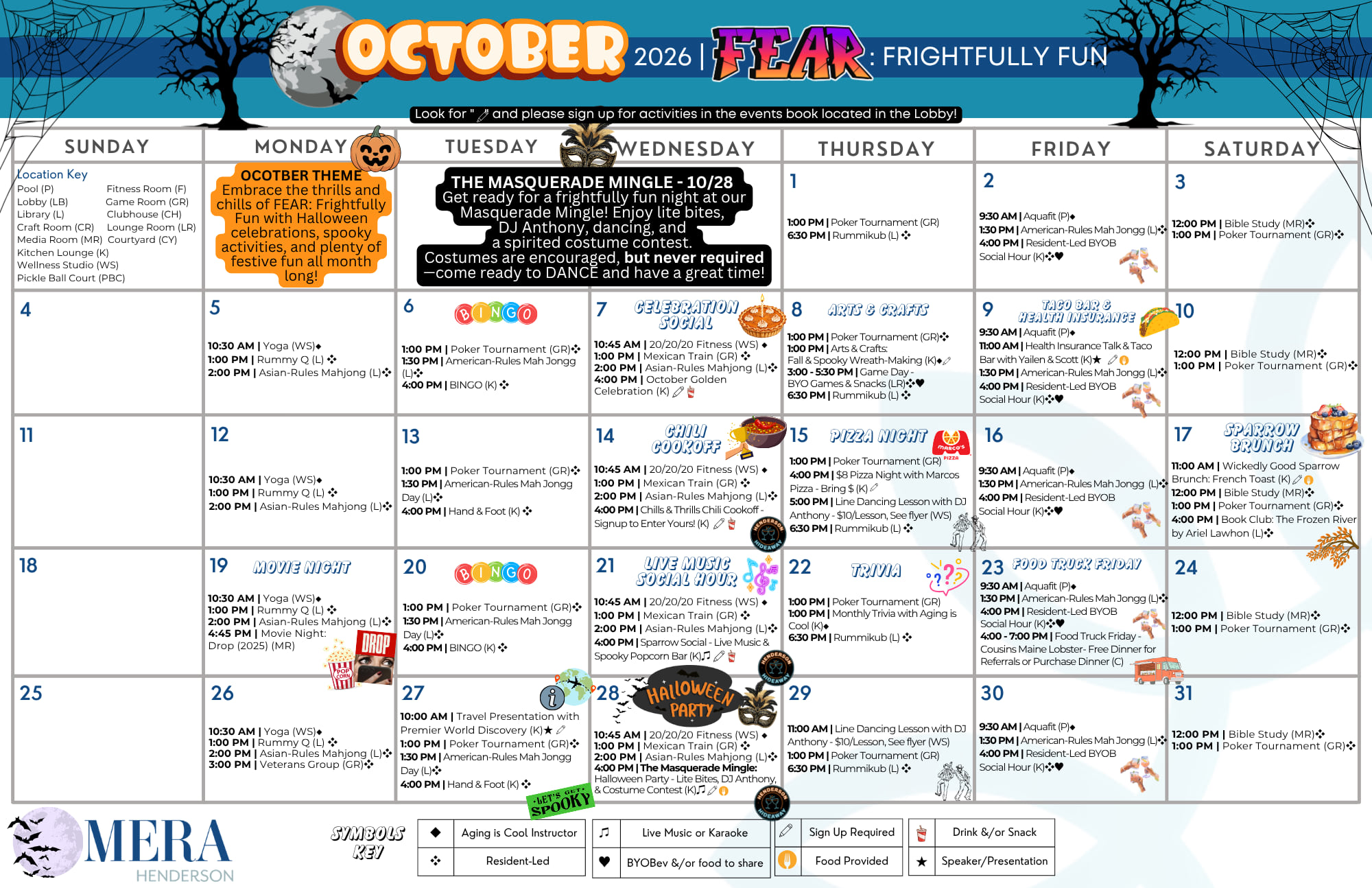 October Event Calendar October Event Calendar