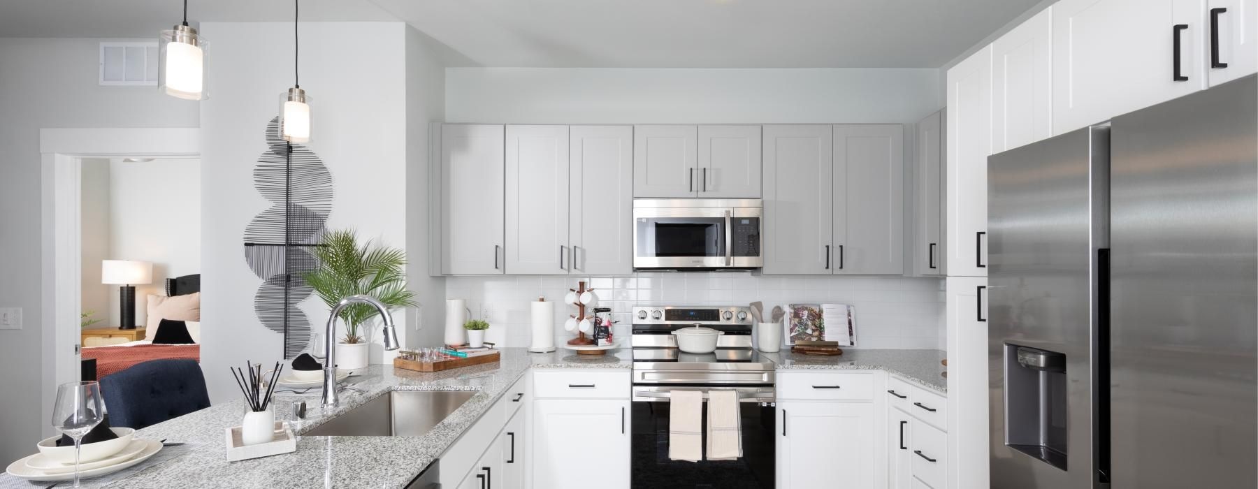 The essence of exceptional living a kitchen with white cabinets